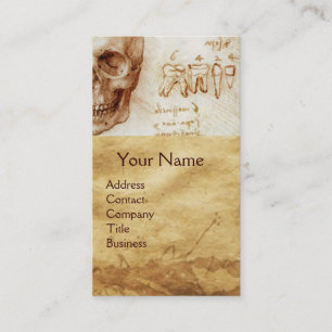 CARTE DE VISITE COMPÉTENCE ET DENTS, CLINIQUE DENTAIRE, MONOGRAMME