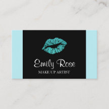 Composez le noir d'artiste et le baiser turquoise