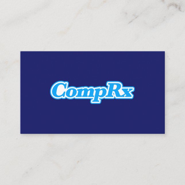 Carte de visite CompRx (Devant)