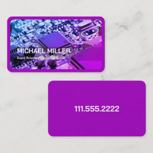 Carte De Visite Computer Repair Tech Company