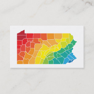 Carte De Visite comté de Pennsylvanie