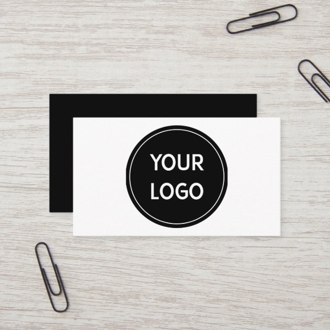 Carte De Visite Concept de logo QR premium pour moderne (Devant/Arrière en situation)