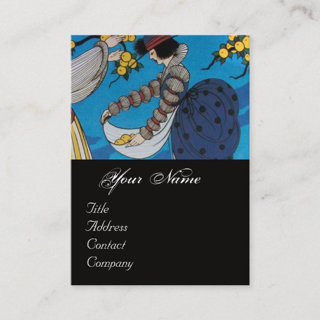CARTE DE VISITE CONCEPTEUR DE COSTUMES DE JARDIN D'ÉTÉ / BEAUTÉ MO (Devant)