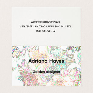 Carte De Visite Concepteur de jardins