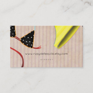 Carte De Visite Concepteur de sous-vêtements Unique