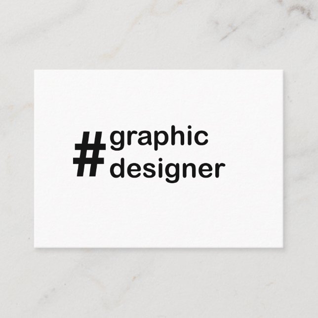 Carte De Visite Concepteur Designer Graphique (Devant)
