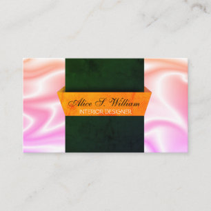 Carte De Visite Concepteur d'intérieur moderne 3D