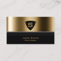 Concepteur d'intérieur moderne Black & Gold