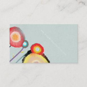 Carte De Visite Concepteur floral d'aquarelle
