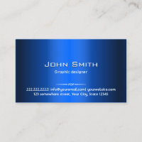 Concepteur graphique en métal bleu marine