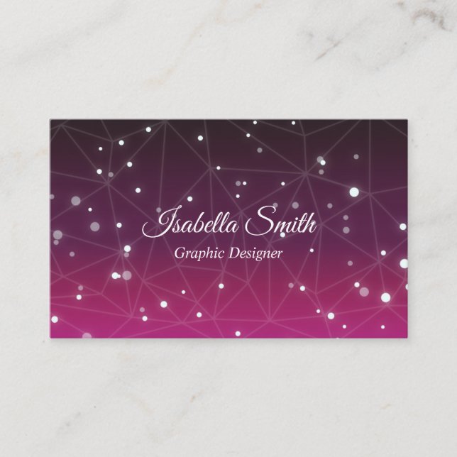Carte De Visite Concepteur graphique professionnel élégant (Devant)