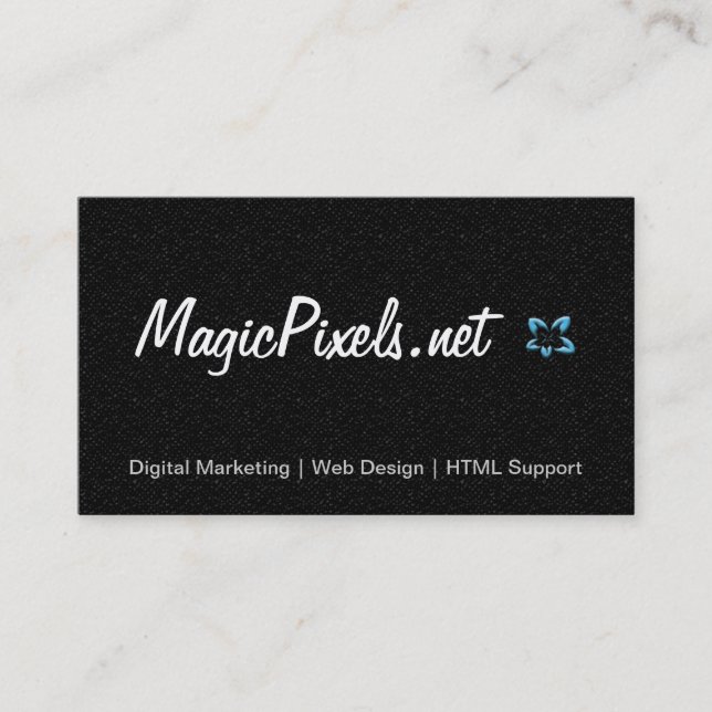 Carte De Visite Concepteur Web (Devant)
