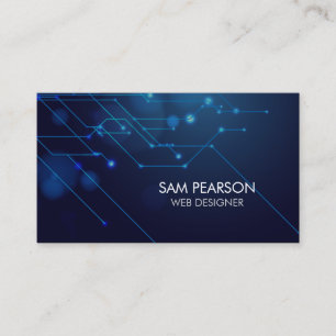 Carte De Visite Concepteur Web Circuits Internet