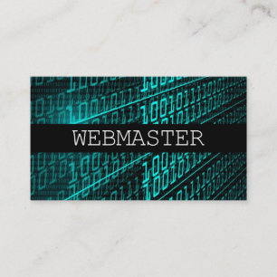 Carte De Visite Concepteur Web Maître Designer Tech Informatique