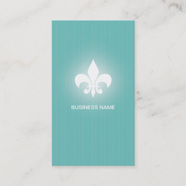 CARTE DE VISITE CONCEPTION 01 DE CRE8TIVE - BLEU (Devant)