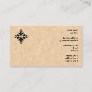 Carte De Visite Conception abstraite noire sur le motif d'effet de