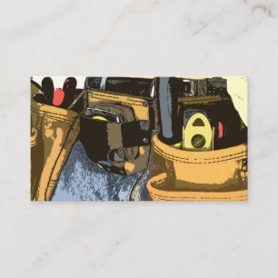 Carte De Visite Conception bilatérale simple de bricoleur