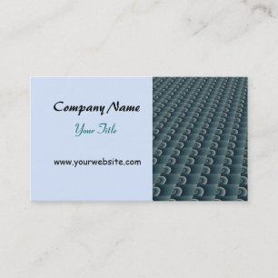 Carte De Visite Conception Bleu Canard Moderne
