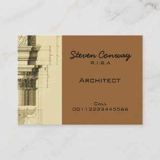 Carte De Visite Conception d'architecture gothique de ~