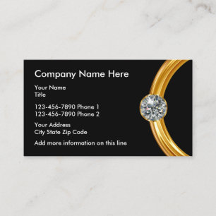 Carte De Visite Conception de bijoutier