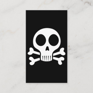 Carte De Visite Conception de crâne de pirate
