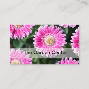 Carte De Visite Conception de fleurs du centre de jardinage