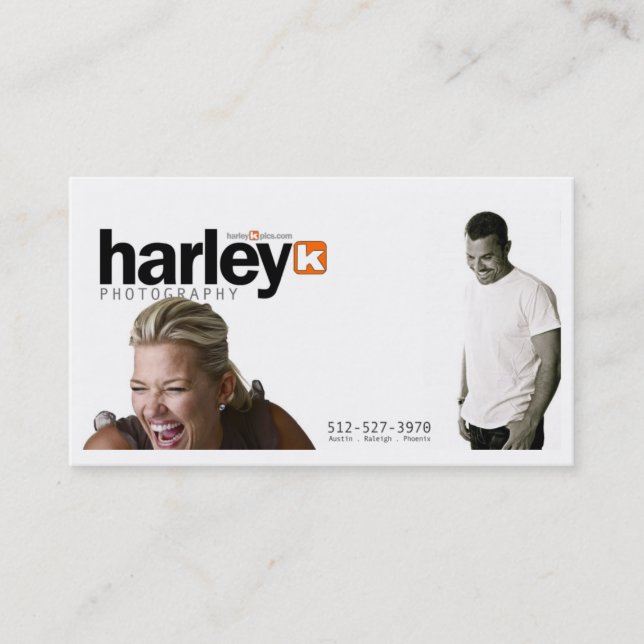 Carte De Visite conception de harley de zazzle (Devant)