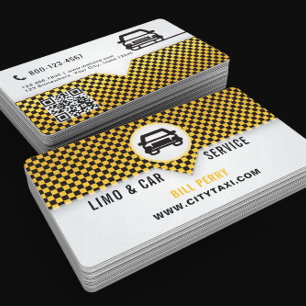 Carte De Visite Conception de logo pour service de limousine et de