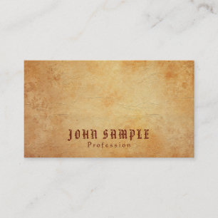 Carte De Visite Conception de Luxe Épaisse Premium Vintage pour En