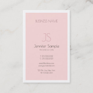 Carte De Visite Conception de monogramme créatif tendance Luxe sim