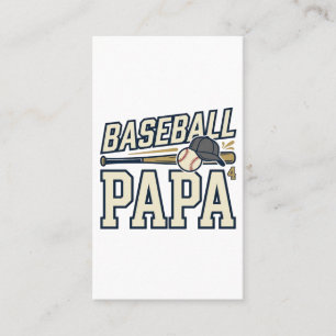 Carte De Visite Conception de t-shirt avec gravure vintage Basebal