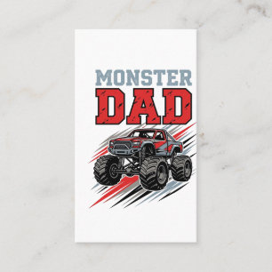 Carte De Visite Conception de t-shirt de camion monstre vintage de