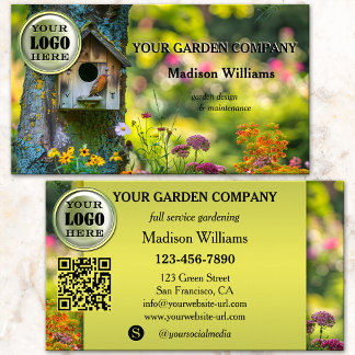 Carte De Visite Conception et entretien de jardin en plein service