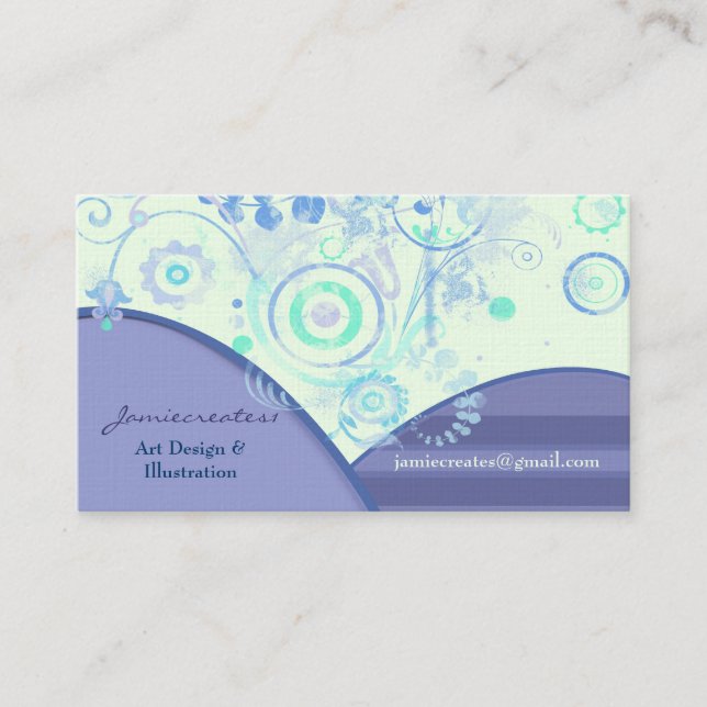 Carte De Visite Conception faite sur commande d'art/tout autre (Devant)