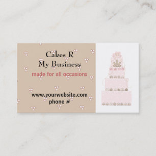 Carte De Visite Conception Gâteaux Sont Mon Affaire