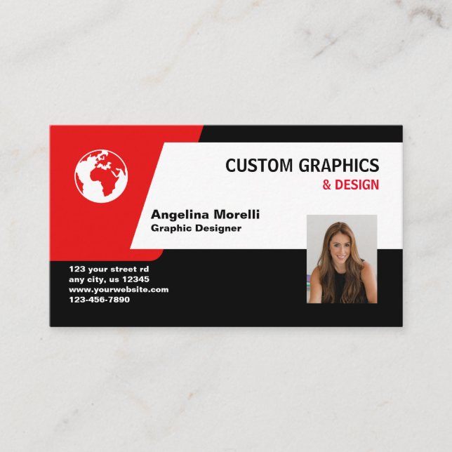 Carte De Visite Conception graphique (Devant)