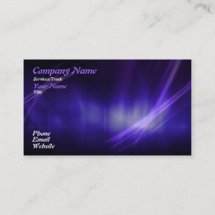 Carte De Visite Conception graphique bleue