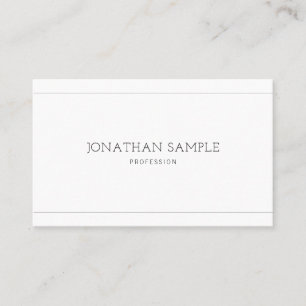 Carte De Visite Conception Minimaliste Créative Professionnelle Mo