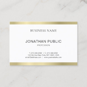 Carte De Visite Conception minimaliste Élégante Professionnelle Pl