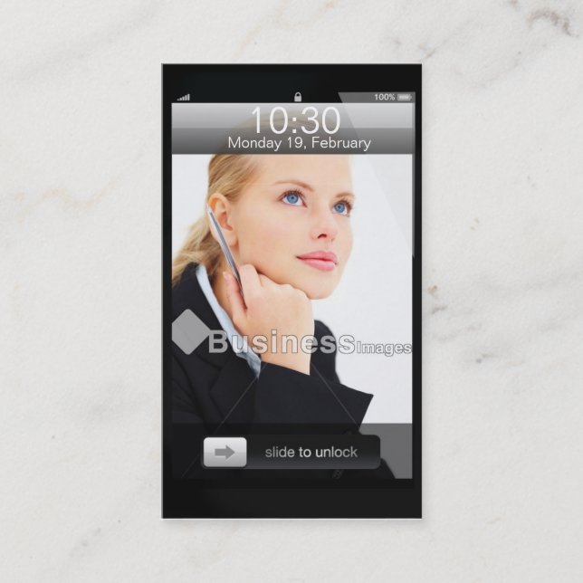 Carte De Visite Conception personnalisable professionnelle (Devant)