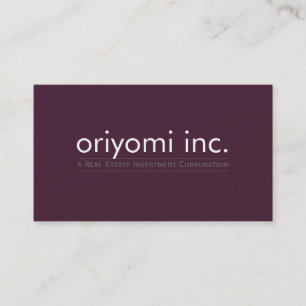 Carte De Visite CONCEPTION PERSONNALISÉE 5 aubergines intelligente