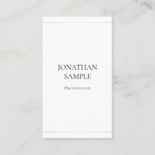 Carte De Visite Conception simple tendance élégante luxe moderne