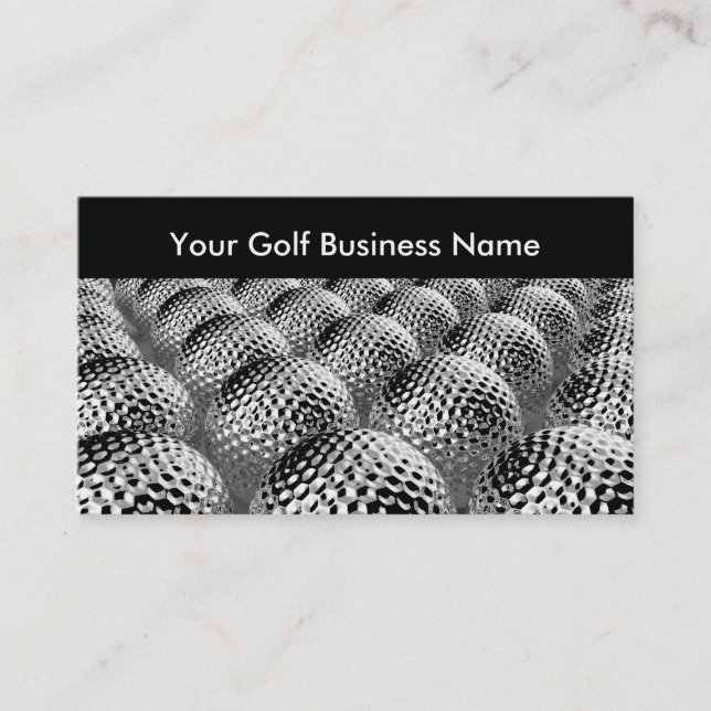 Carte De Visite Conception unique de golf classe (Devant)