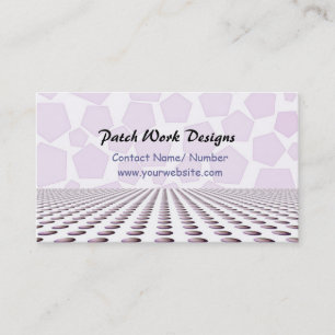 Carte De Visite Conceptions de textile