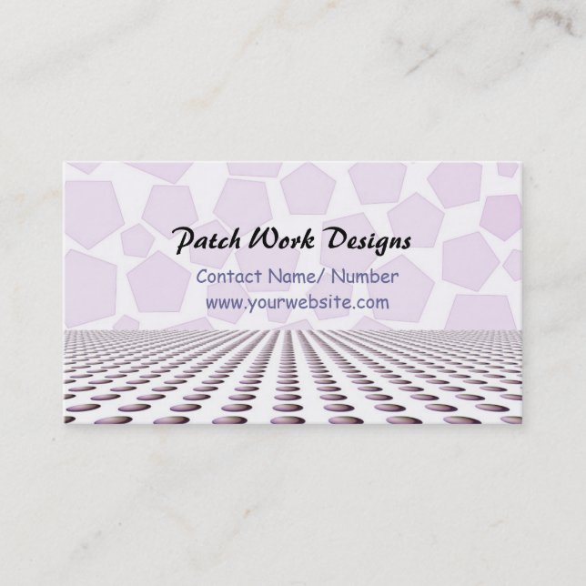 Carte De Visite Conceptions de textile (Devant)