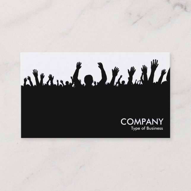 Carte De Visite Concert - Noir et Blanc (Devant)