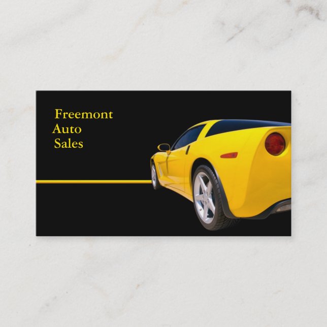 Carte De Visite Concessionnaire automobile (Devant)