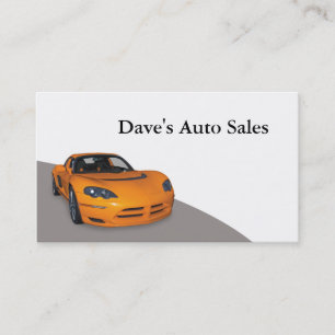 Carte De Visite Concessionnaire automobile d'occasion