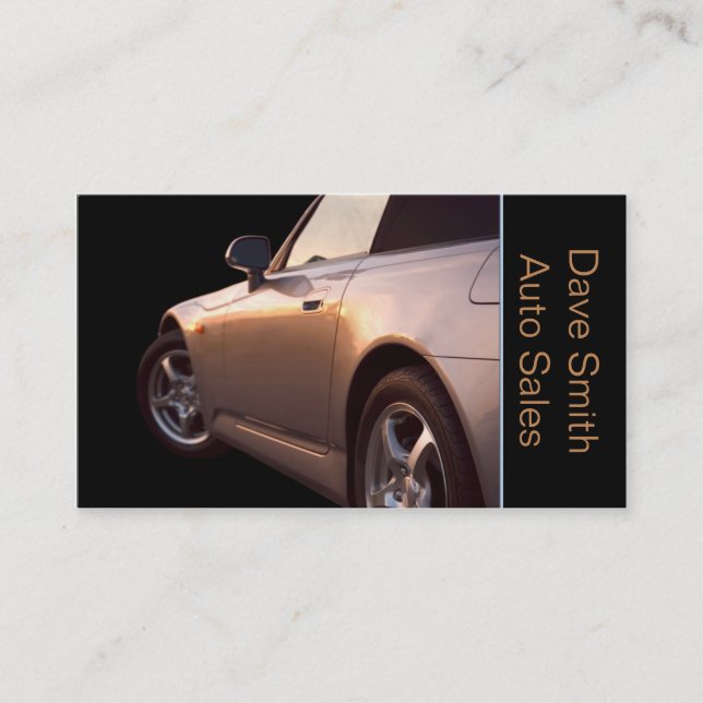 Carte De Visite Concessionnaire automobile d'occasion (Devant)