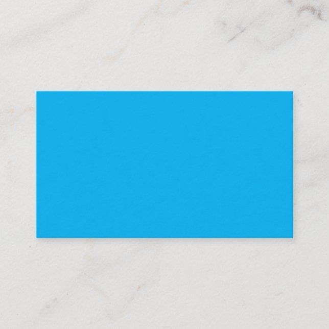 Carte De Visite Concevez Votre Propre Bleu Ciel Uni (Devant)